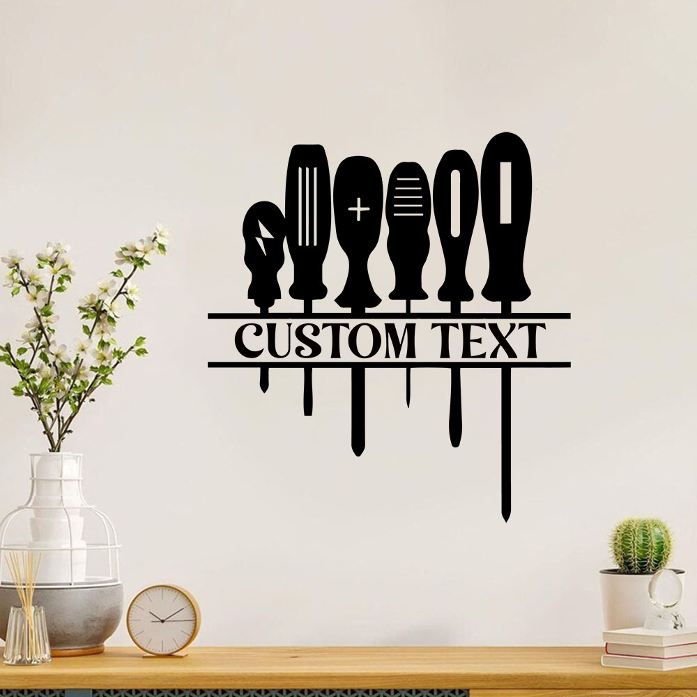 Home Decor Sticker - 1PC Cool Repair Tools Customizable Text