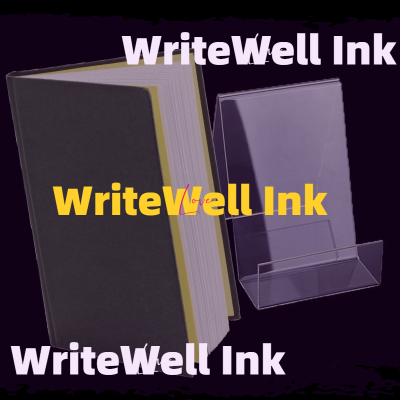 Aesthetic Bookend - 1 xAcrylic Bookends Album Notebook Transparent