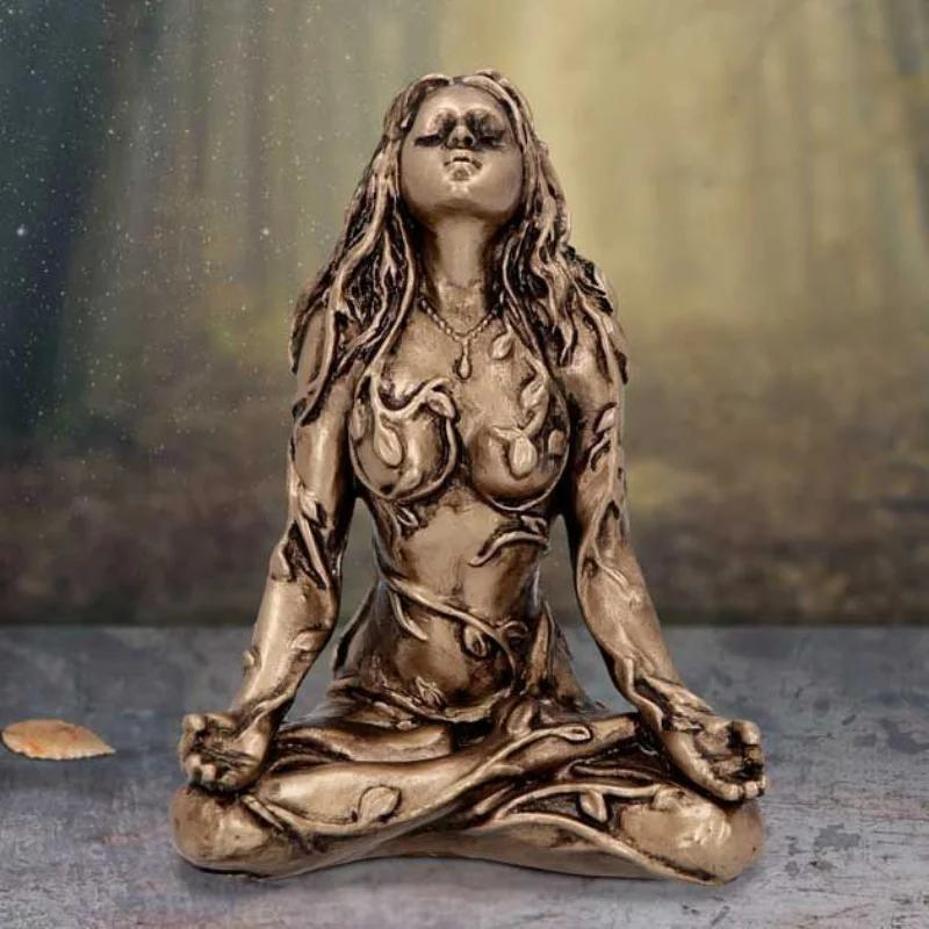 1 Pcs Mother Earth Statue Mini - Home Decor Company 评论和价格