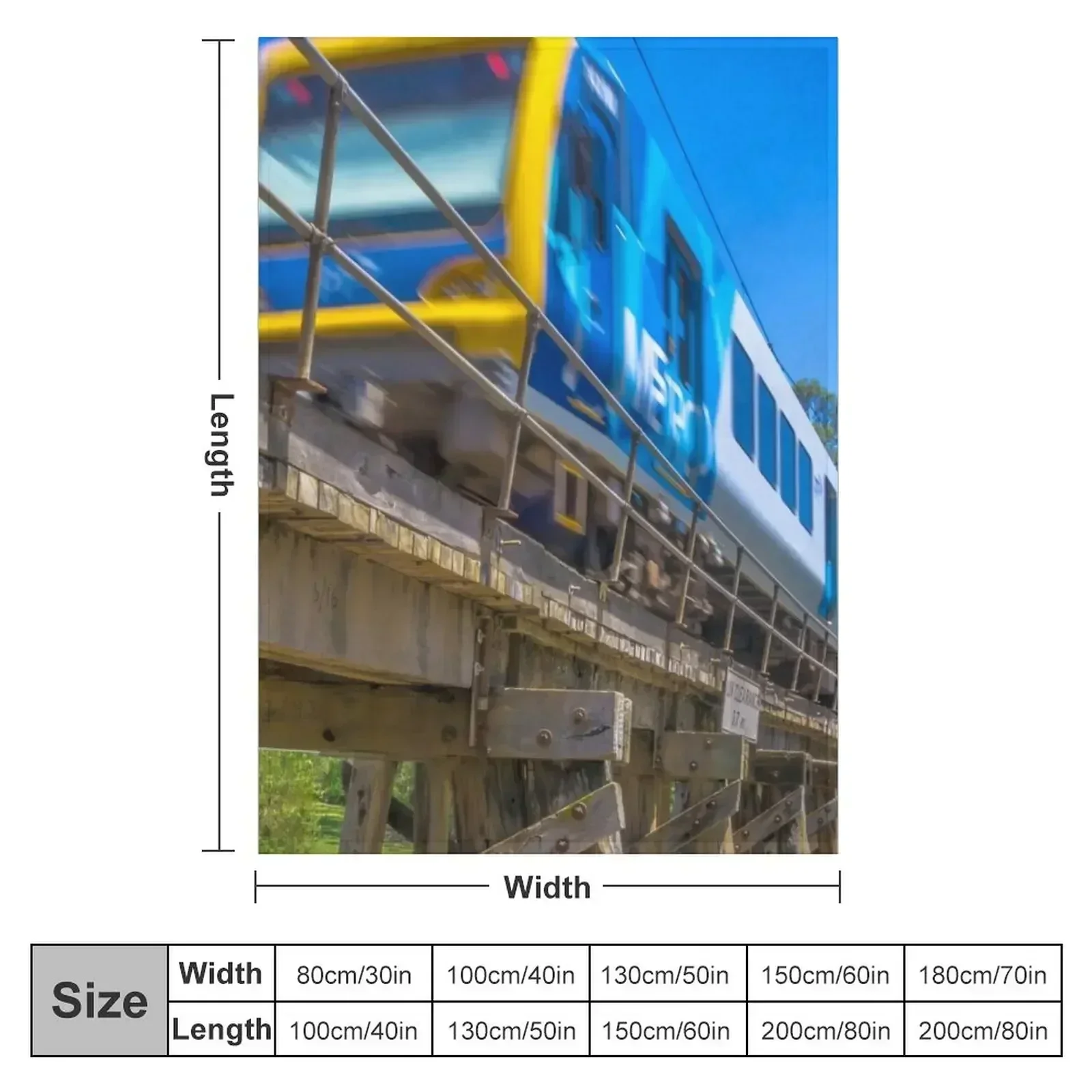 Melbourne Metro Train on Trest - Home Decor Melbourne 评论和价格