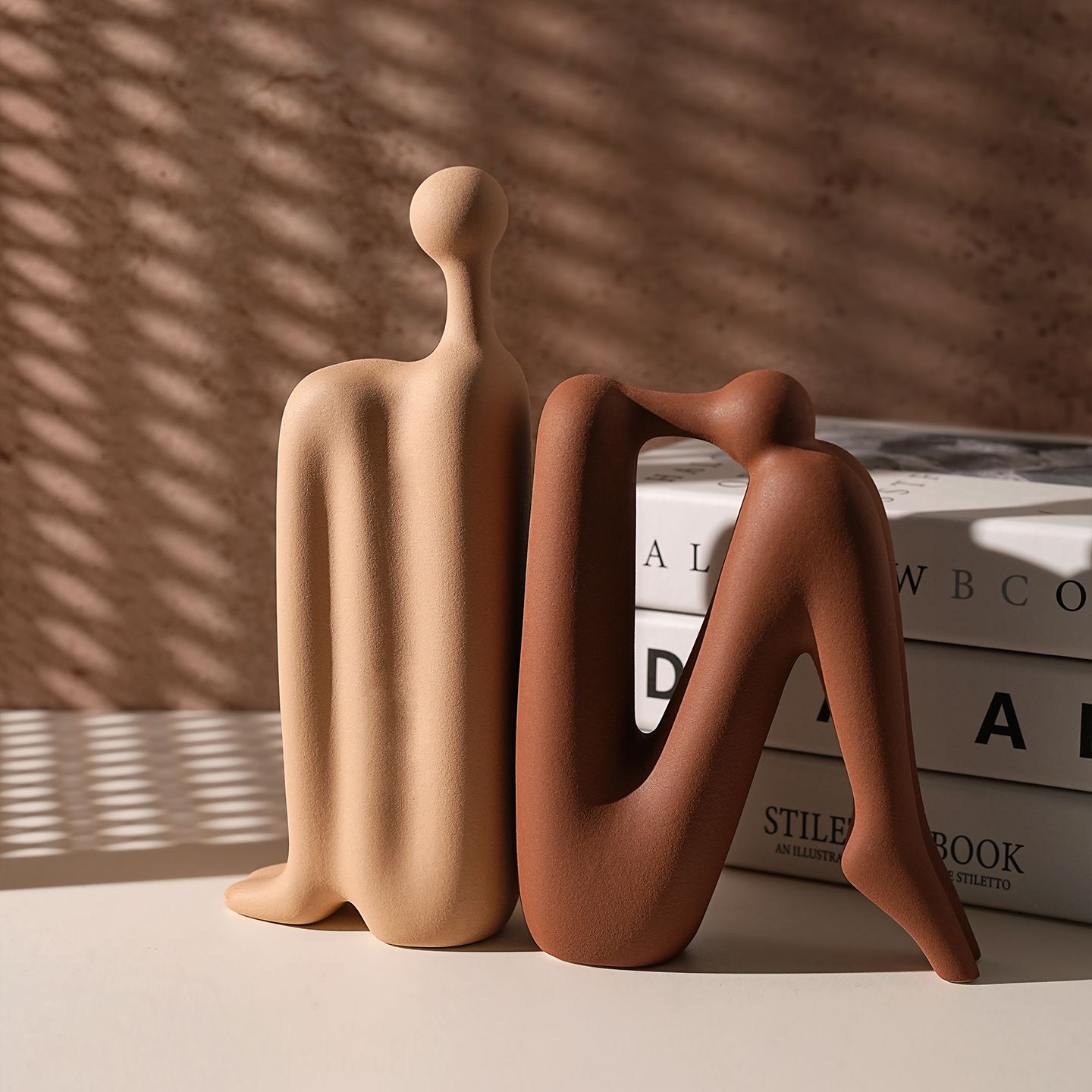 Nordic Abstract Human Figure B - Aesthetic Bookend 评论和价格