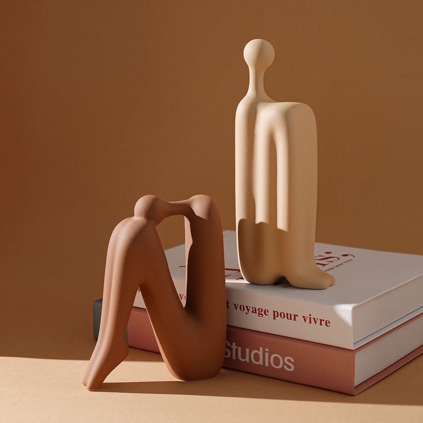 Nordic Abstract Human Figure B - Aesthetic Bookend 评论和价格