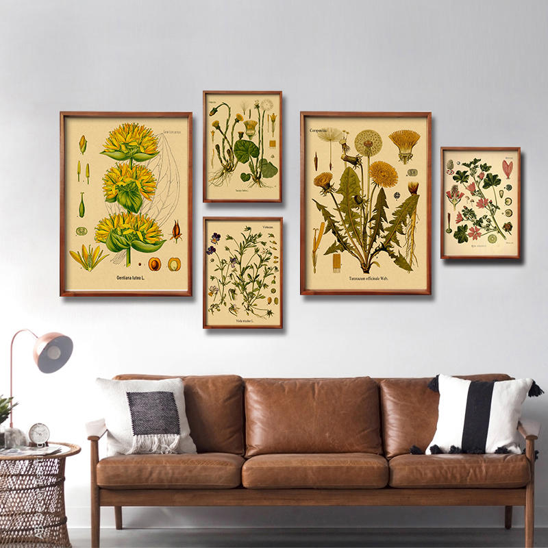 1pc frameless Plant Flower Stu - Home Decor Scrap 评论和价格