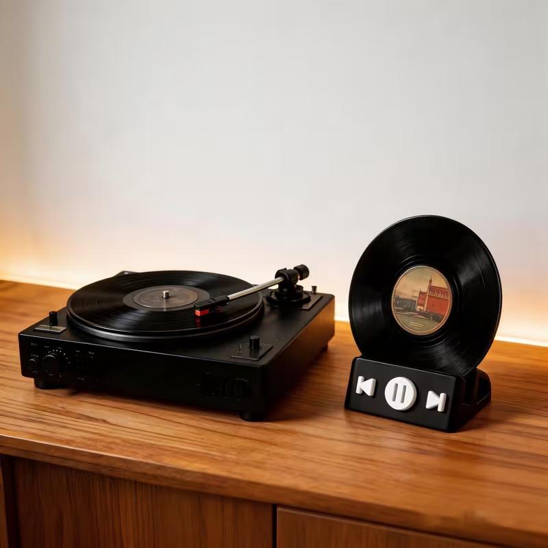 New Vinyl Record Desktop Stand - Home Decor Enthusiast 评论和价格