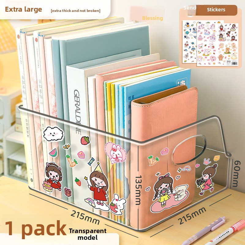 Acrylic Transparent Bookshelf  - Aesthetic Bookend 评论和价格
