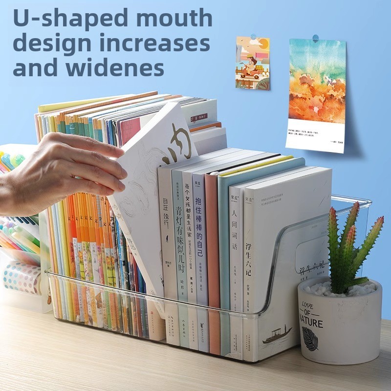 Acrylic Transparent Bookshelf  - Aesthetic Bookend 评论和价格