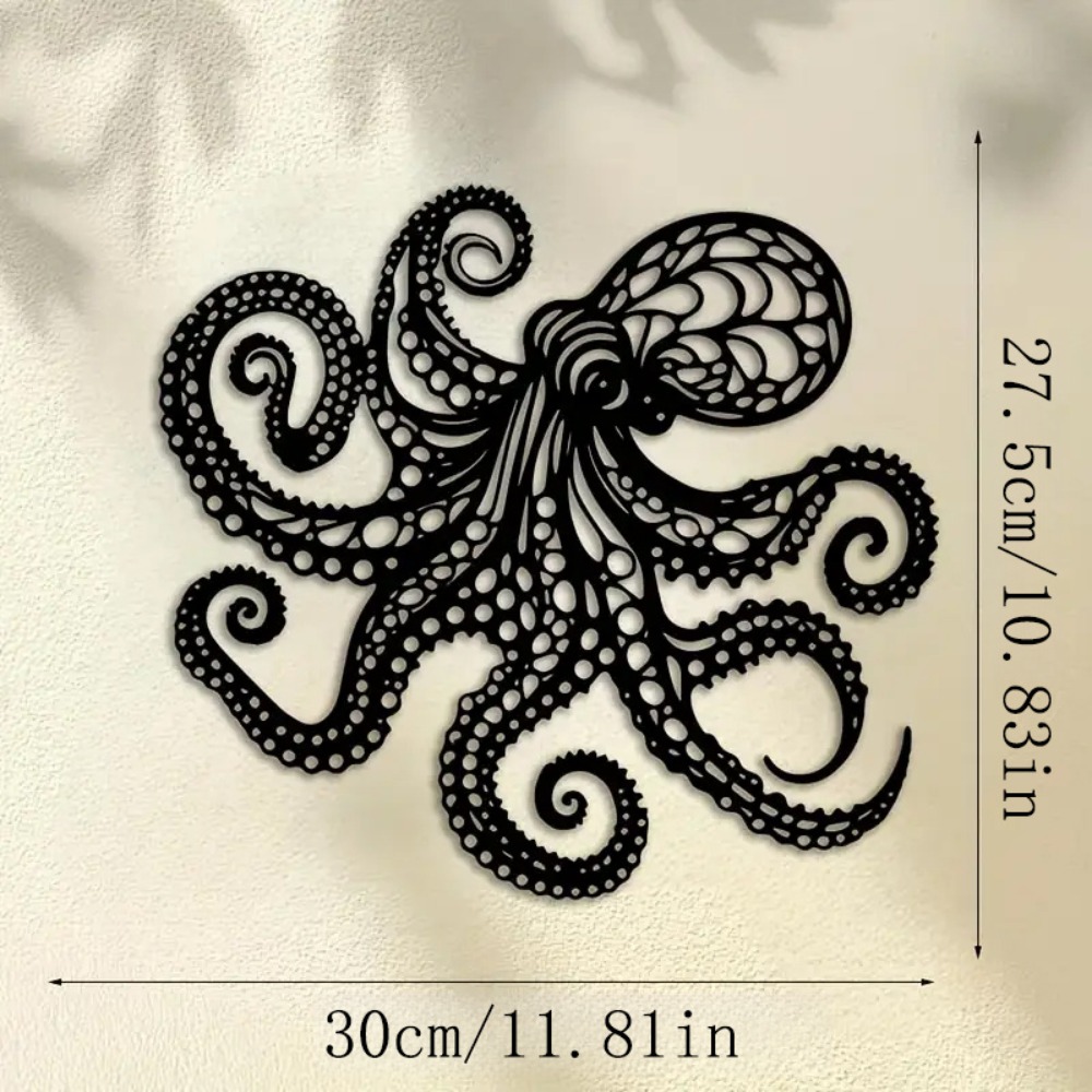 Large Metal Octopus Wall Art S - Victory Home Decor 评论和价格