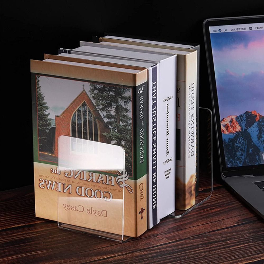 High Quality Acrylic Book Hold - Aesthetic Bookend 评论和价格