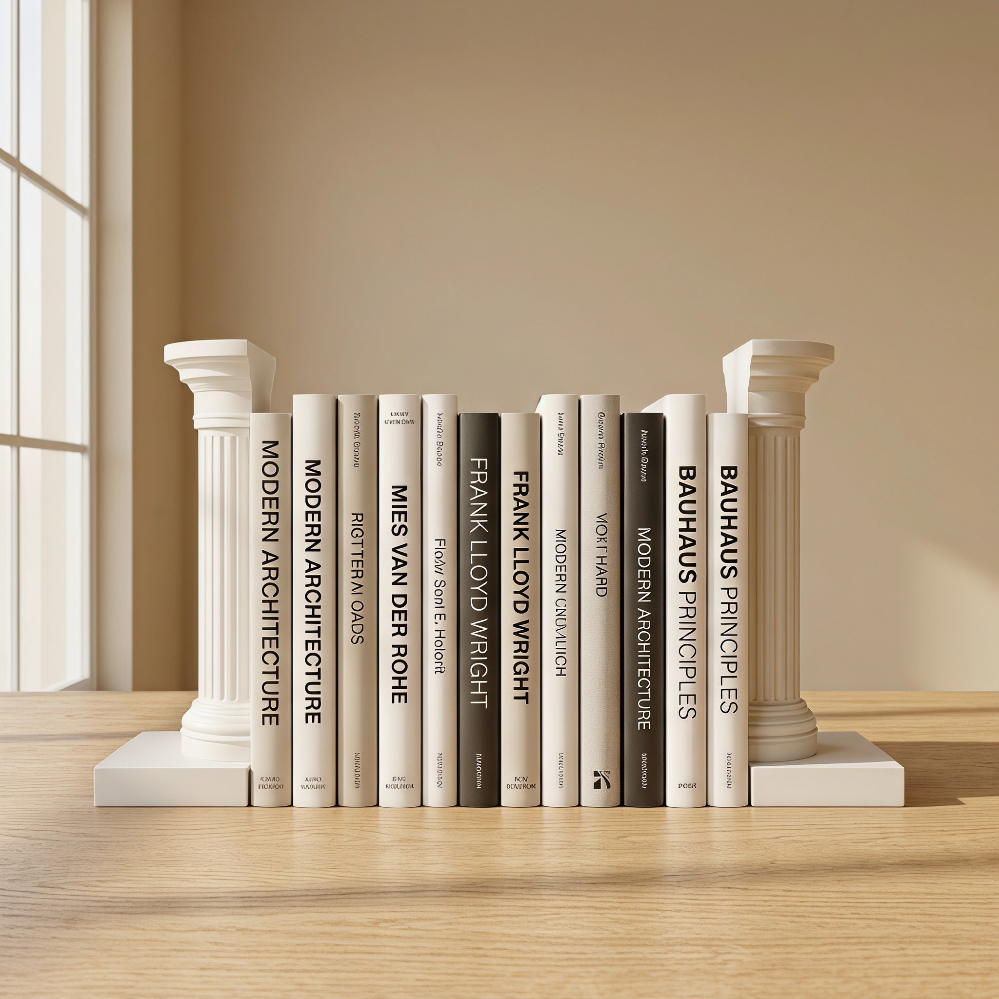2pcs Roman Column Book Ends Vi - Aesthetic Bookend 评论和价格