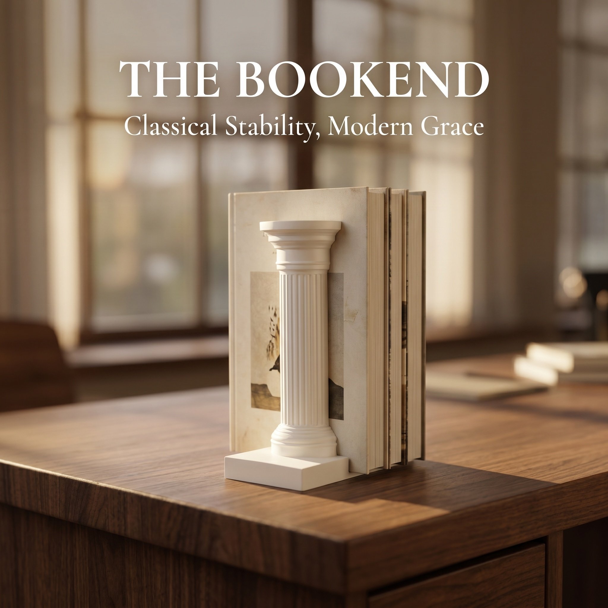 2pcs Roman Column Book Ends Vi - Aesthetic Bookend 评论和价格