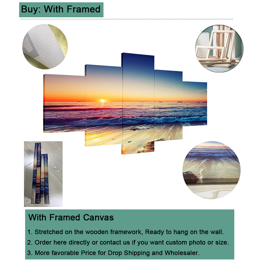 5 Pieces Canvas Wall Arts Post - Home Decor Mobile Game 评论和价格