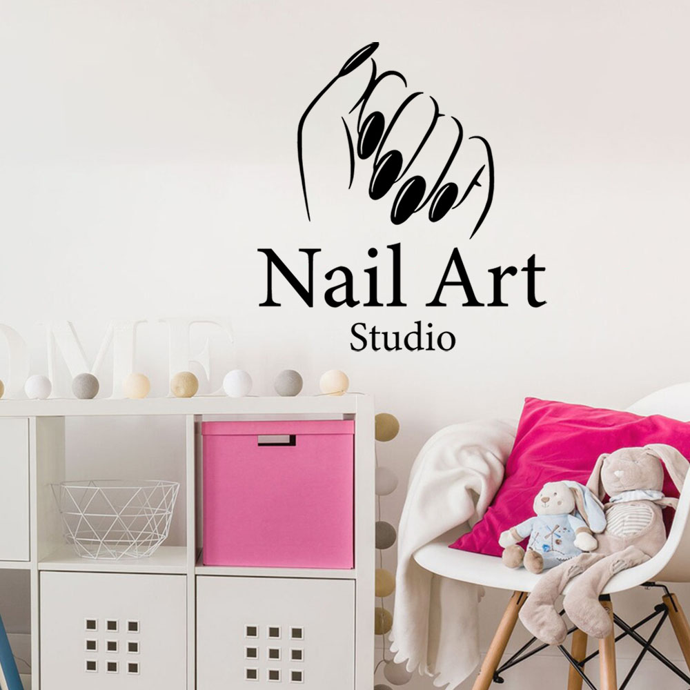 1PC Colorful Manicure Customiz - Home Decor Sticker 评论和价格