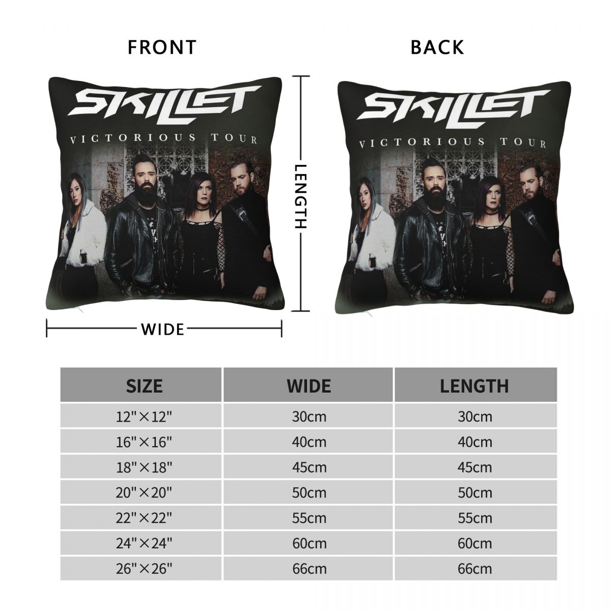 Skillet Band Victorious Tour P - Victory Home Decor 评论和价格