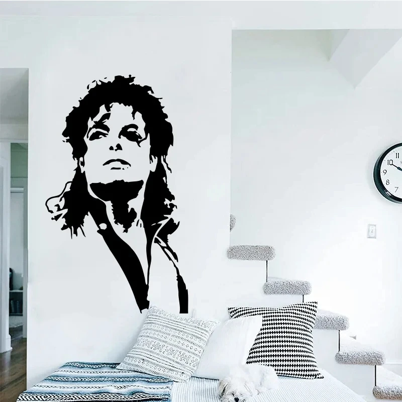 Vinyl MJ Music singer Wall Sti - Home Decor Vinyl Flooring 评论和价格