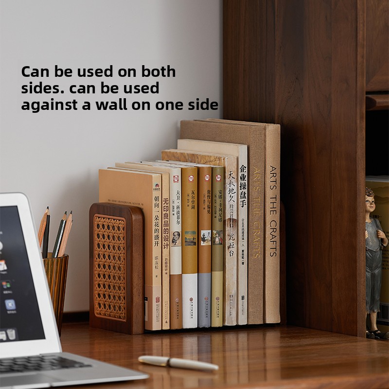 Rattan Woven Bookends Creative - Aesthetic Bookend 评论和价格