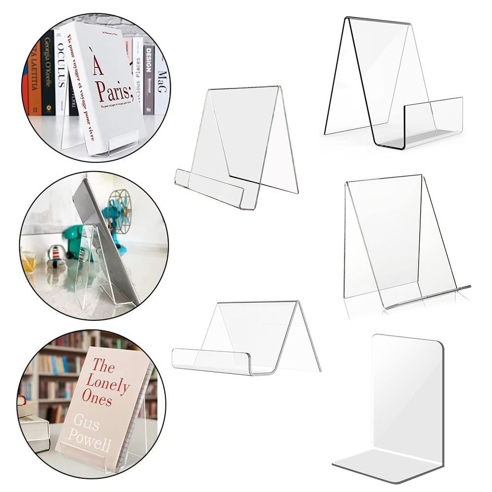 Minimalist Acrylic Book Holder - Aesthetic Bookend 评论和价格