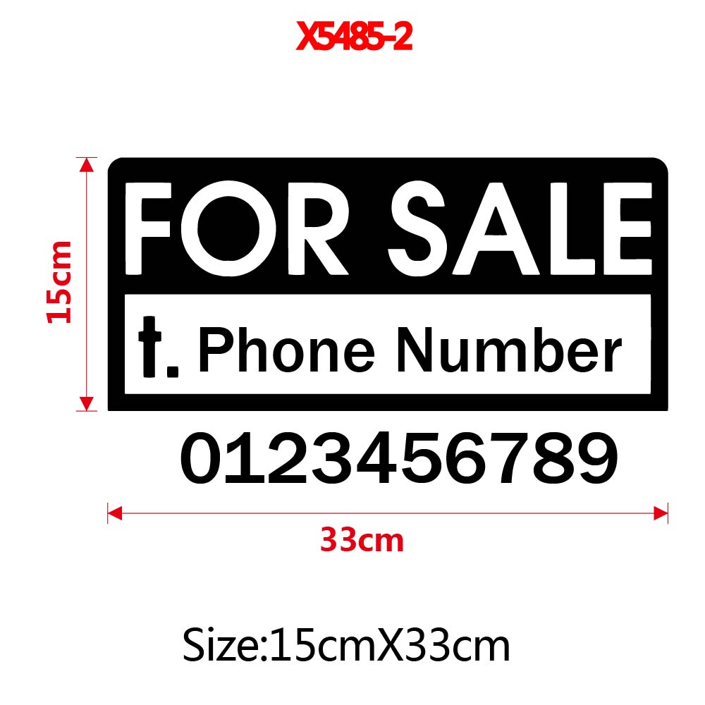 1pc Funny Custom Text with num - Home Decor Sticker 评论和价格