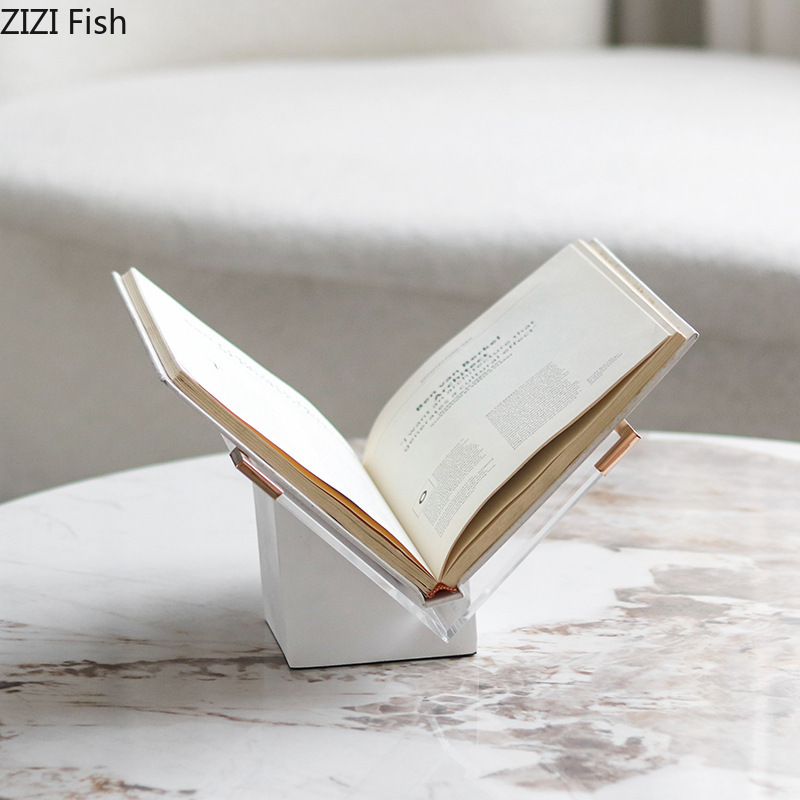 Marble Acrylic Magazine Rack D - Aesthetic Bookend 评论和价格