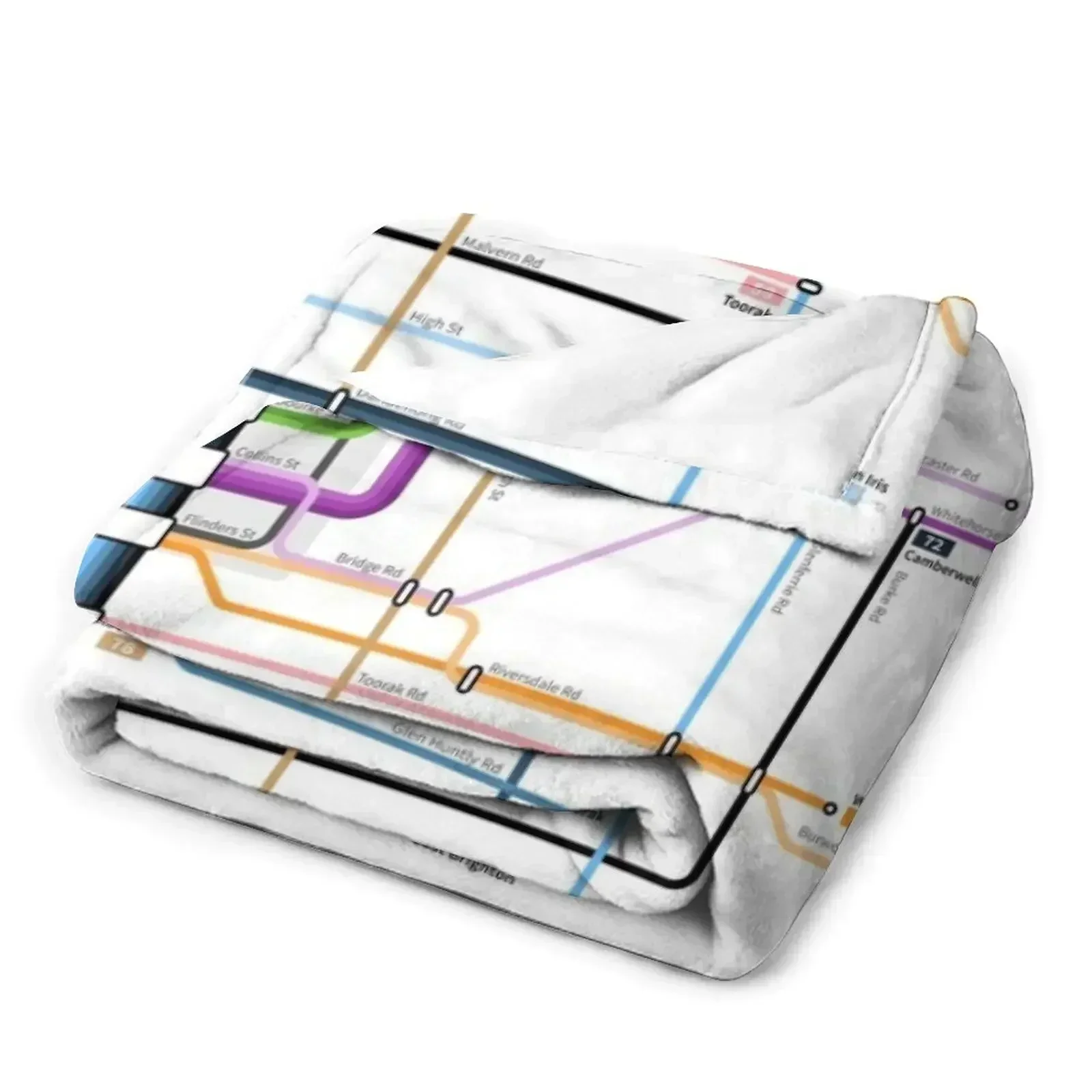 Melbourne Tram Network Map Thr - Home Decor Melbourne 评论和价格