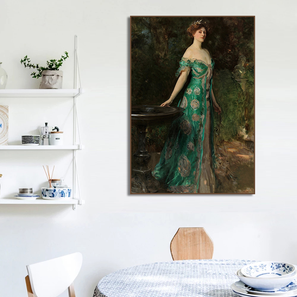 Renaissance Women Portrait Pos - Victory Home Decor 评论和价格