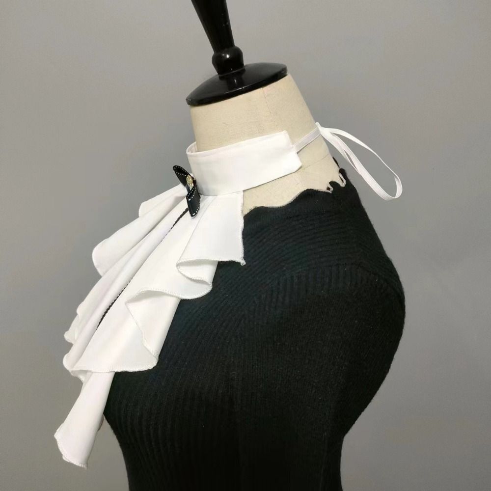 Ruffled Design Lolita Jabot Ne - Victory Home Decor 评论和价格