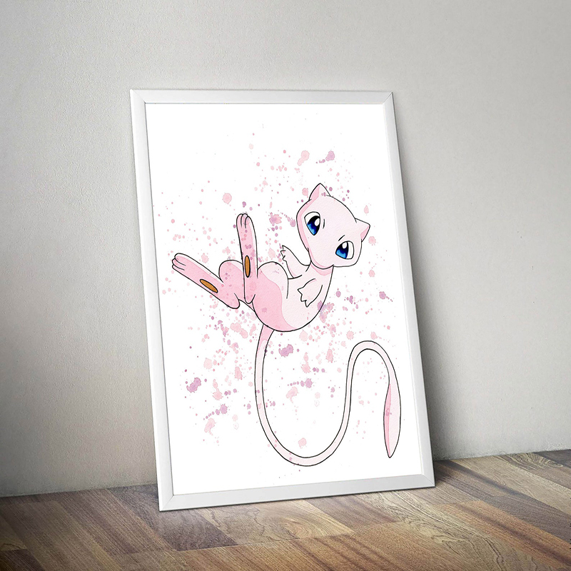 Pokemon Anime Comic Canvas Pai - Home Decor Scrap 评论和价格