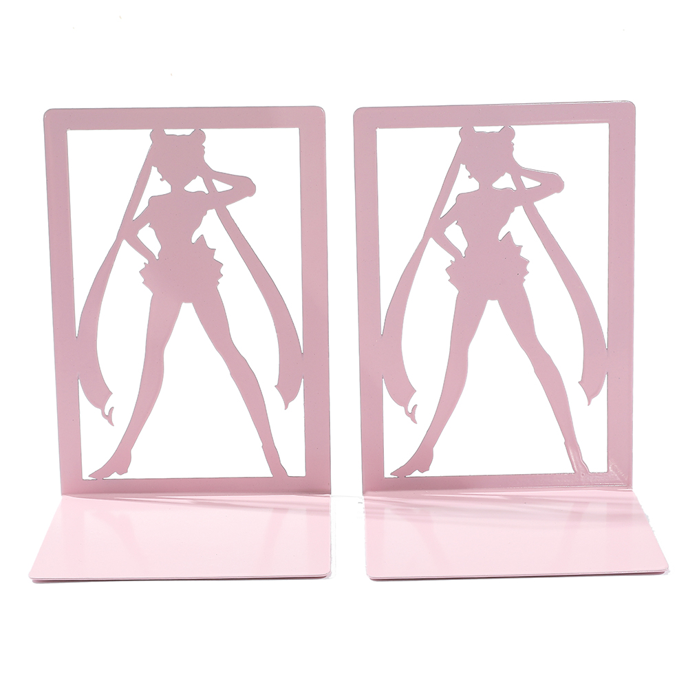 Pink Girls Bookends 2Pcs Non S - Aesthetic Bookend 评论和价格