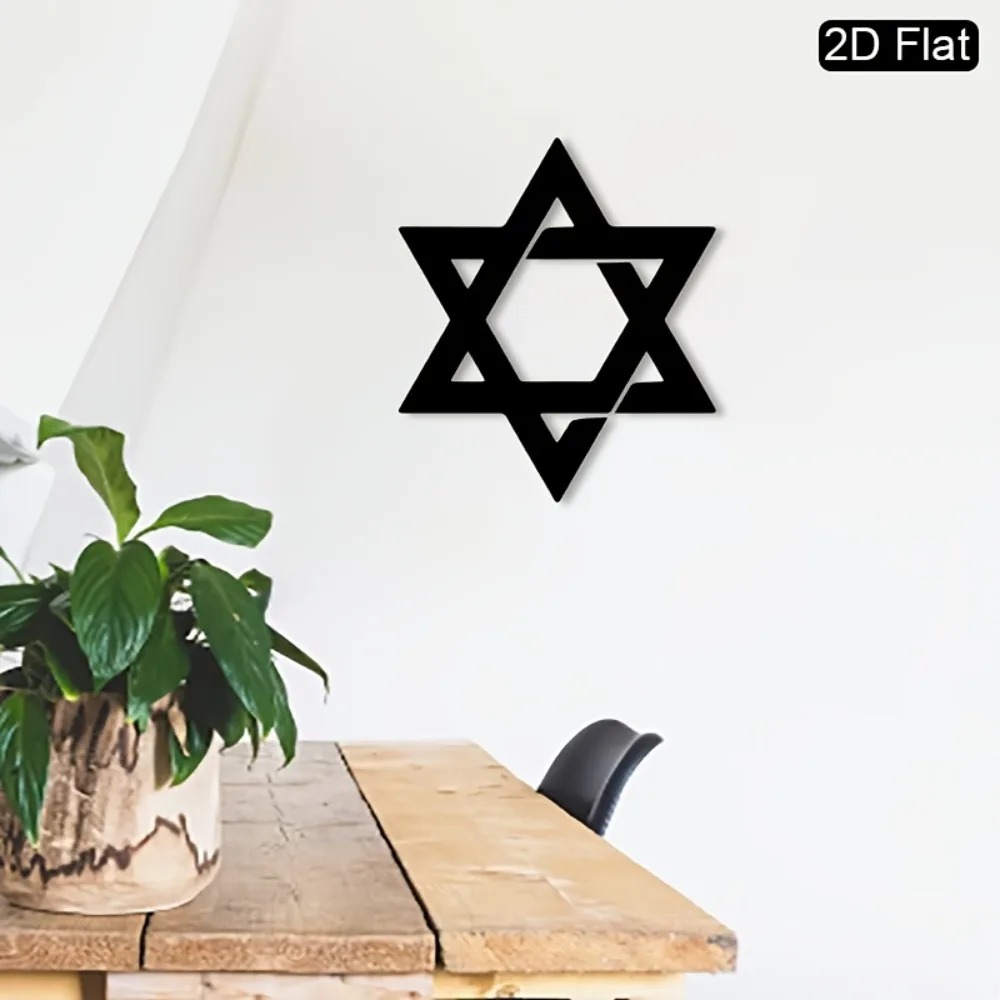 CIFBUY Iron Wall Art Star of D - Home Decor In 评论和价格