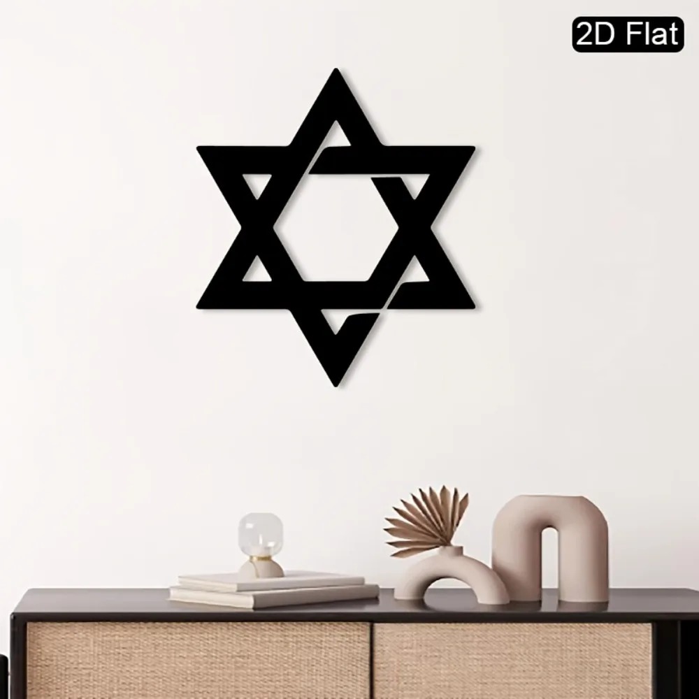 CIFBUY Iron Wall Art Star of D - Home Decor In 评论和价格