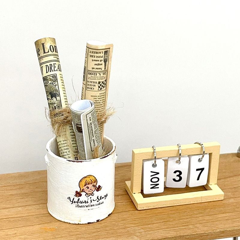 5Pcs Dollhouse Miniature Kraft - Home Decor Scrap 评论和价格