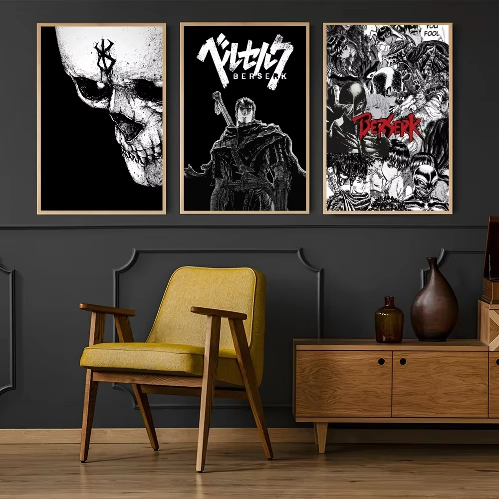 Anime B-berserk Poster Paper P - Home Decor Scrap 评论和价格
