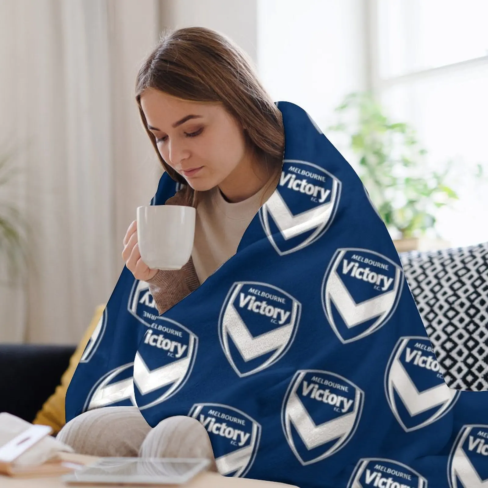 MELBOURNE VICTORY FC Throw Bla - Home Decor Melbourne 评论和价格