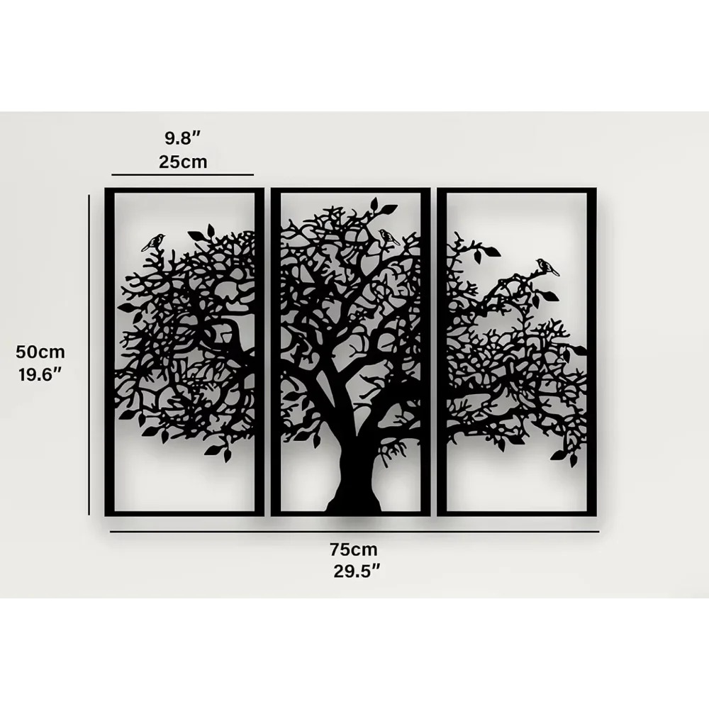 3Pcs Family Tree Metal Wall De - Home Decor Etsy 评论和价格