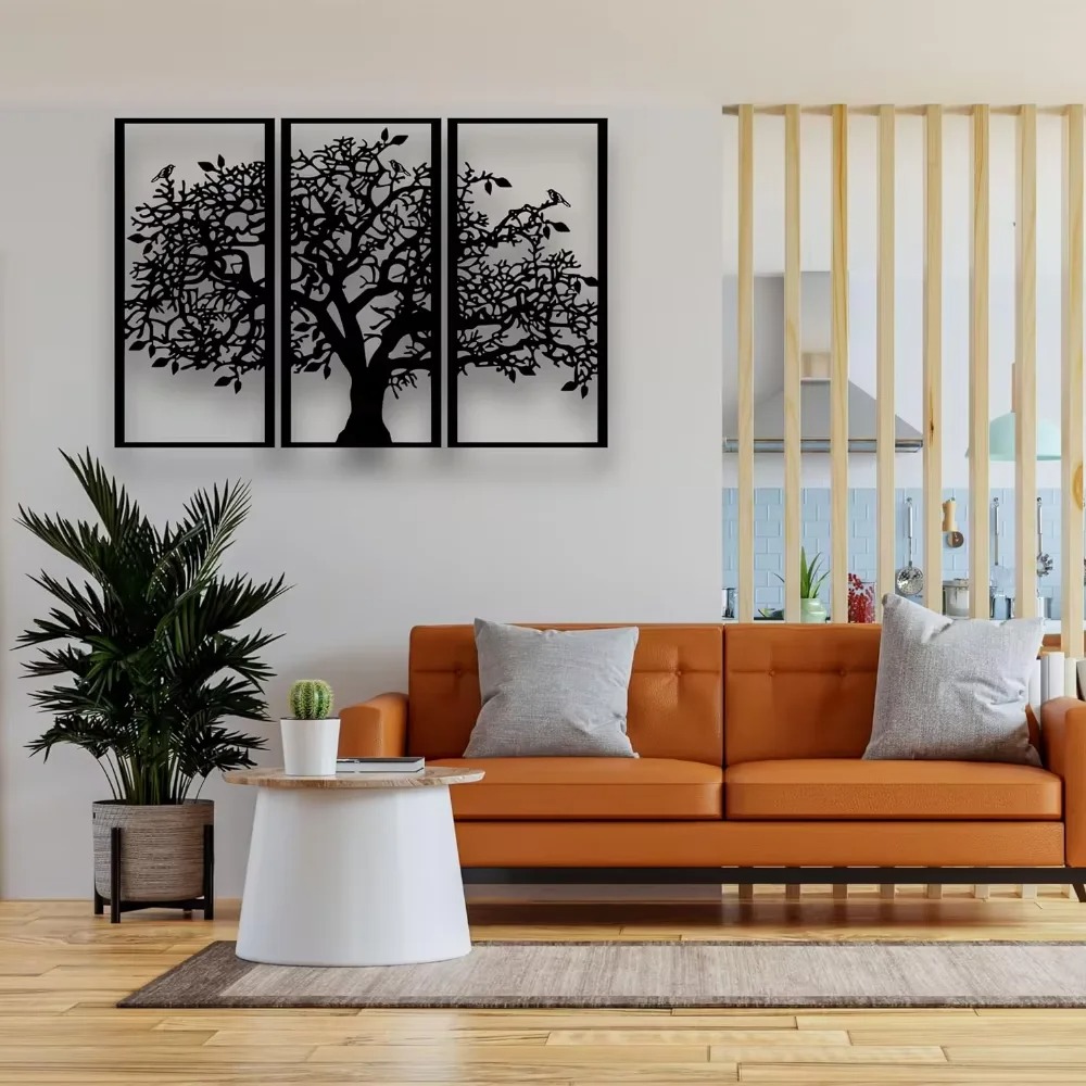 3Pcs Family Tree Metal Wall De - Home Decor Etsy 评论和价格