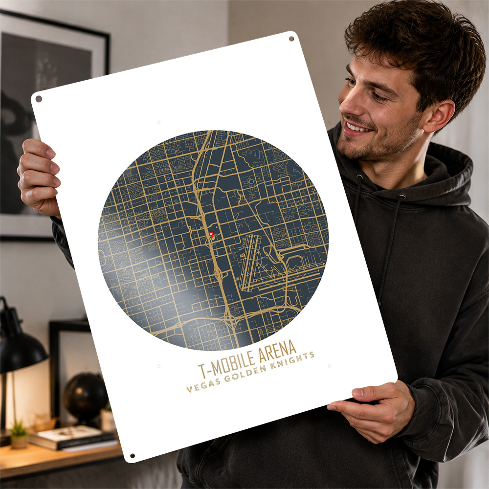 T Mobile Arena Map Poster Venu - Home Decor Mobile Game 评论和价格