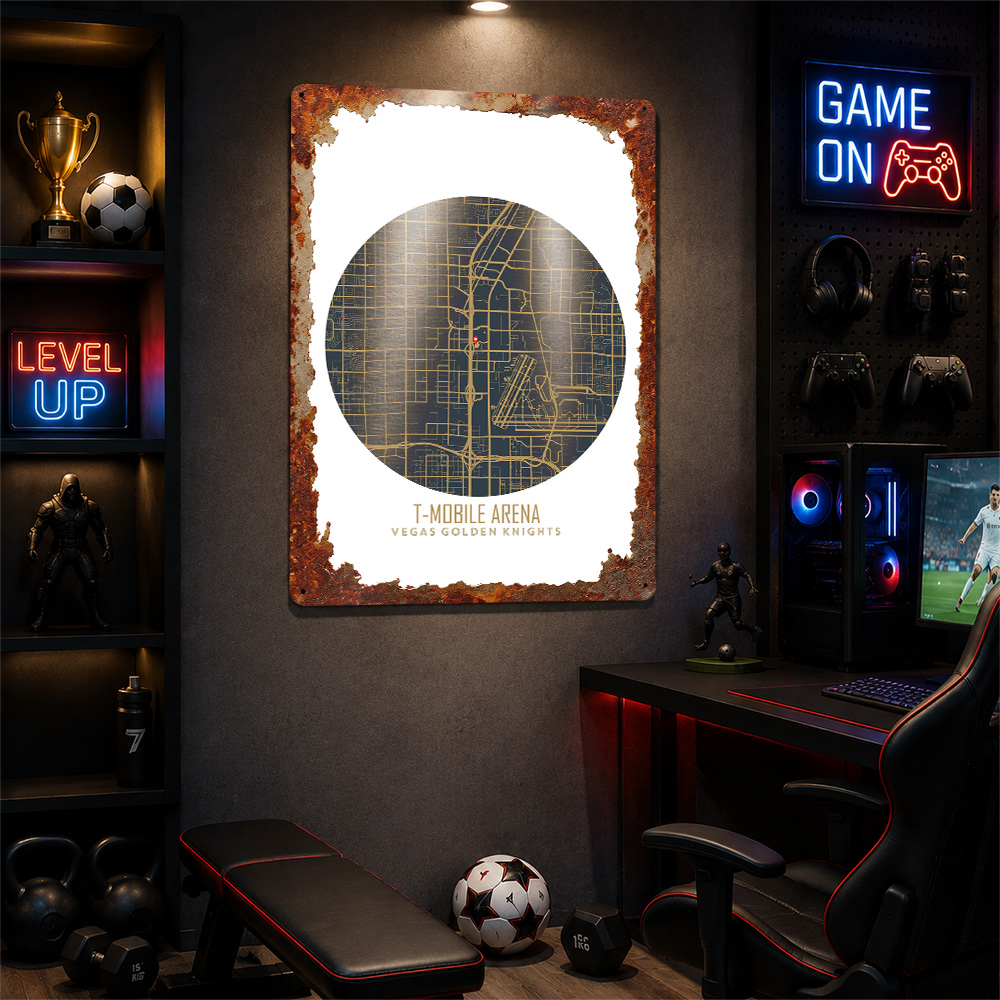 T Mobile Arena Map Poster Venu - Home Decor Mobile Game 评论和价格