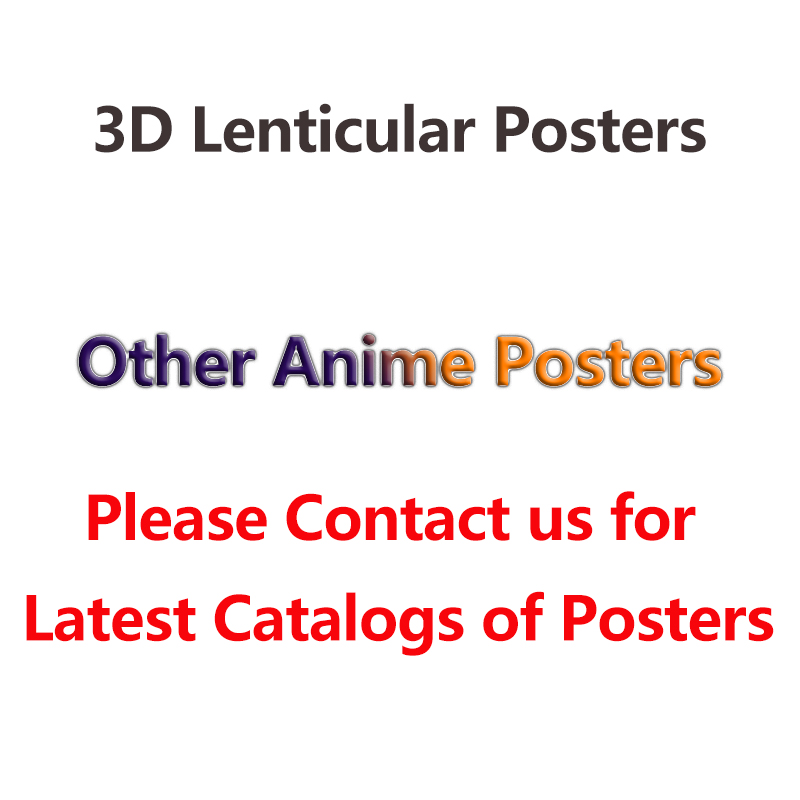 Anime 3D Lenticular Posters Fl - Home Decor Etsy 评论和价格