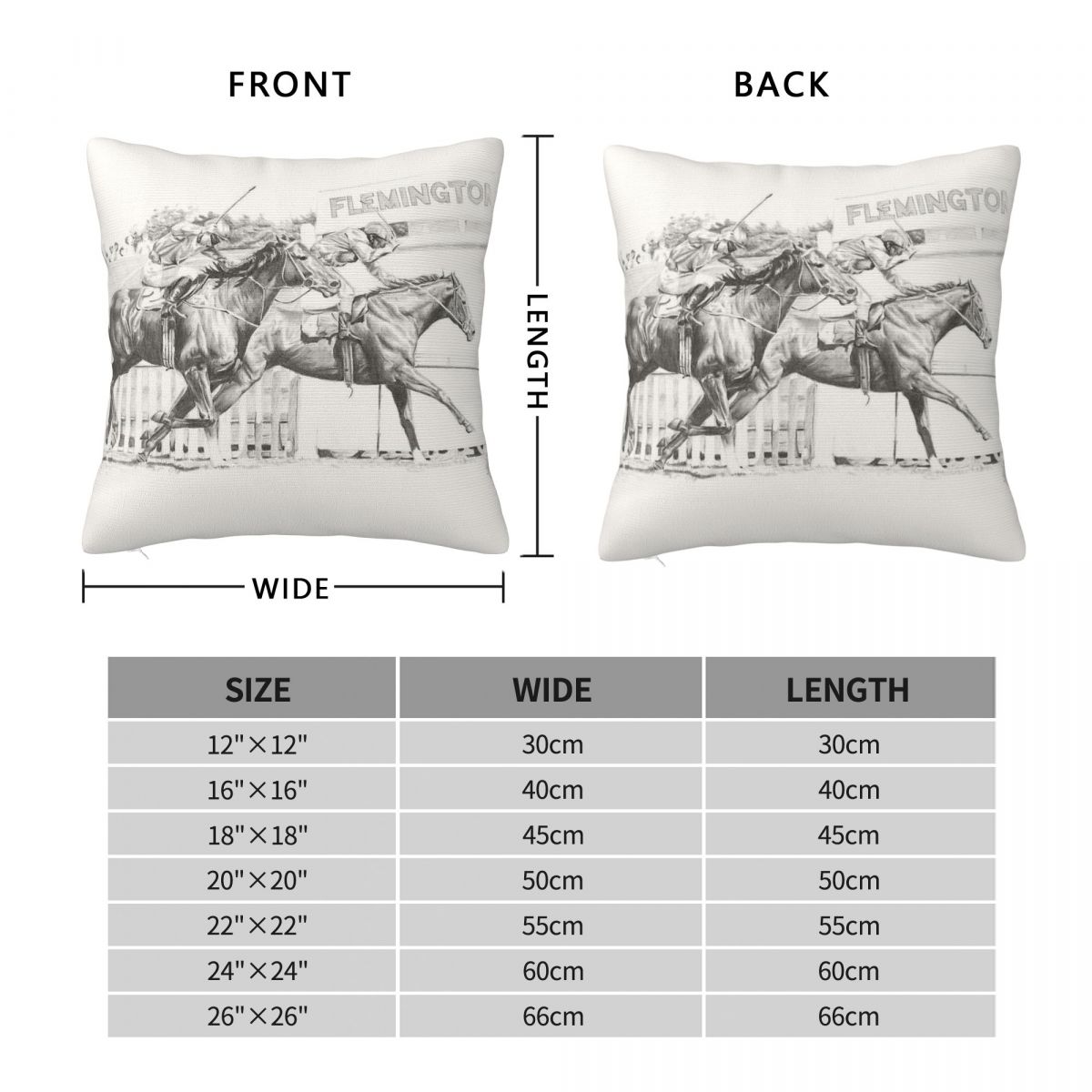 Melbourne Cup Dressage Pillowc - Home Decor Melbourne 评论和价格