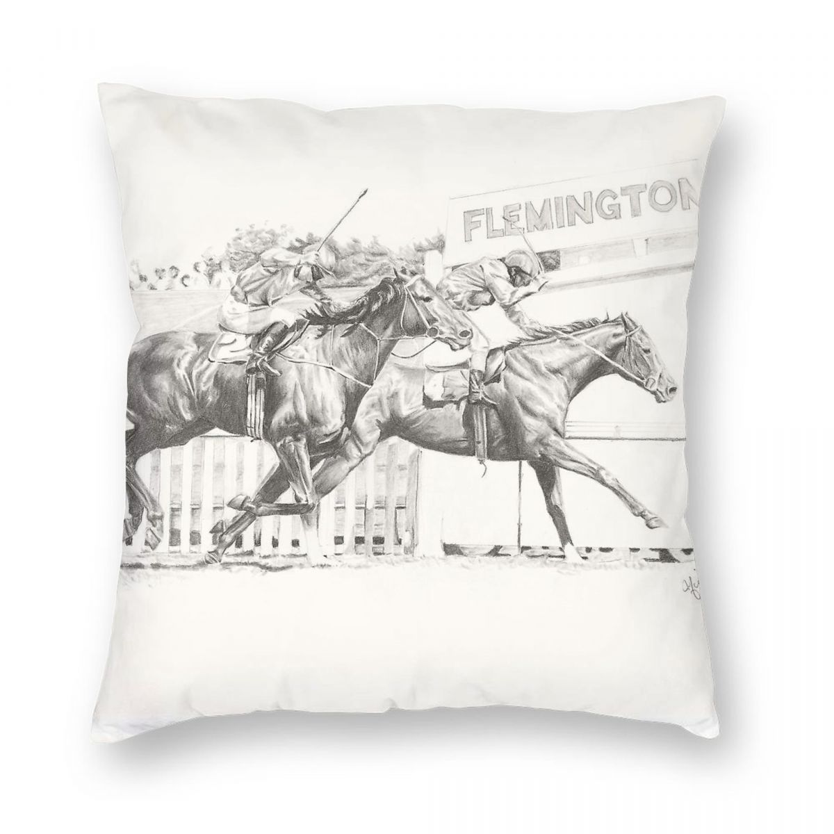 Melbourne Cup Dressage Pillowc - Home Decor Melbourne 评论和价格