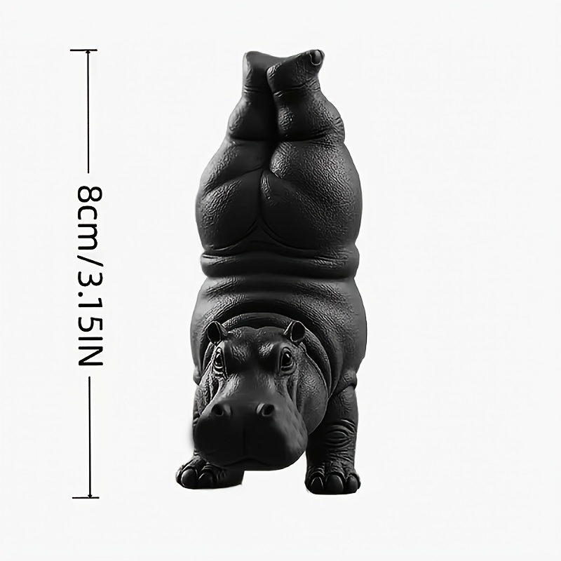 1 X Hippo Statue Ornament - Du - Home Decor Enthusiast 评论和价格