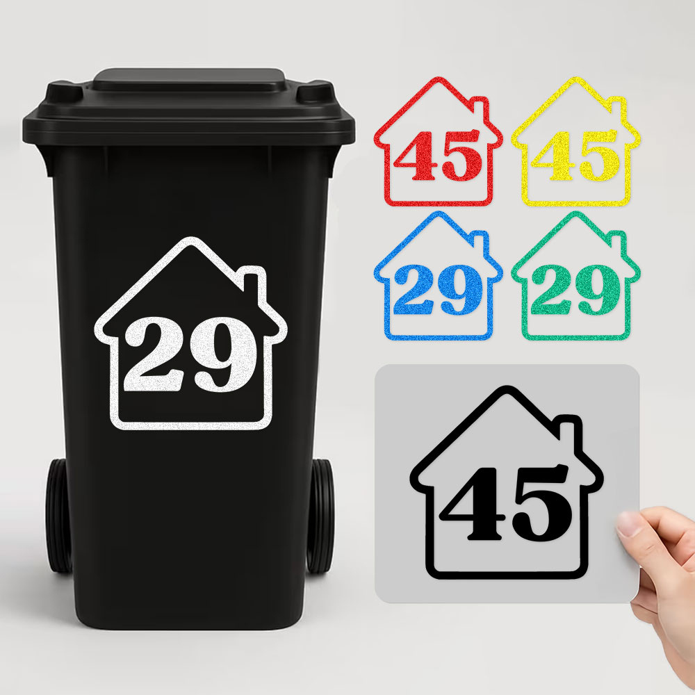 3PCS Custom Reflective Trash B - Home Decor Sticker 评论和价格