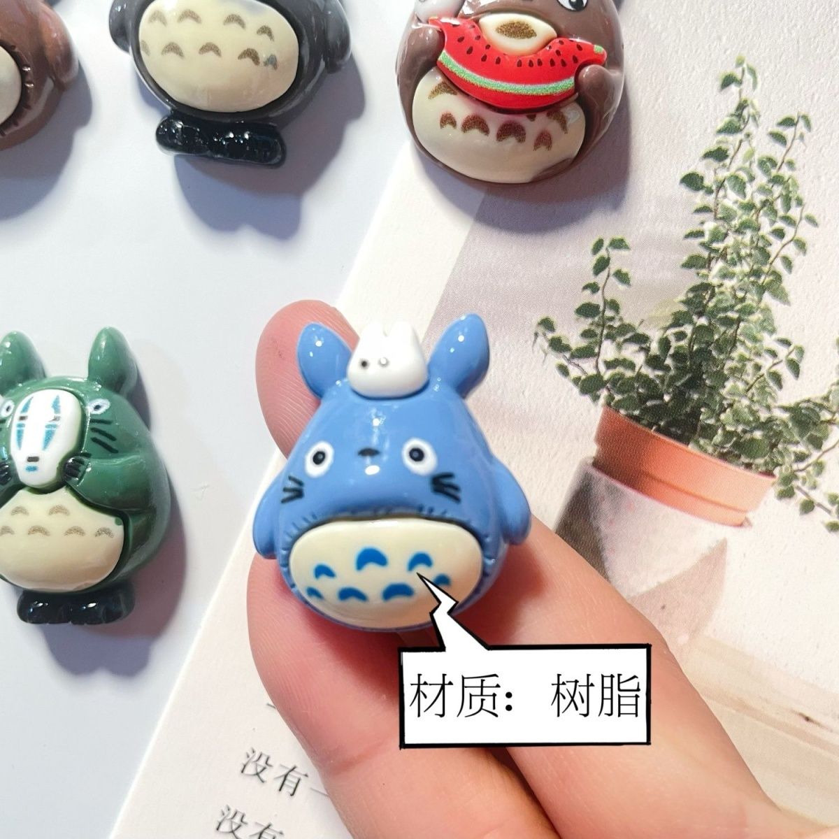 Totoro Anime Resin Fridge Magn - Home Decor Sticker 评论和价格