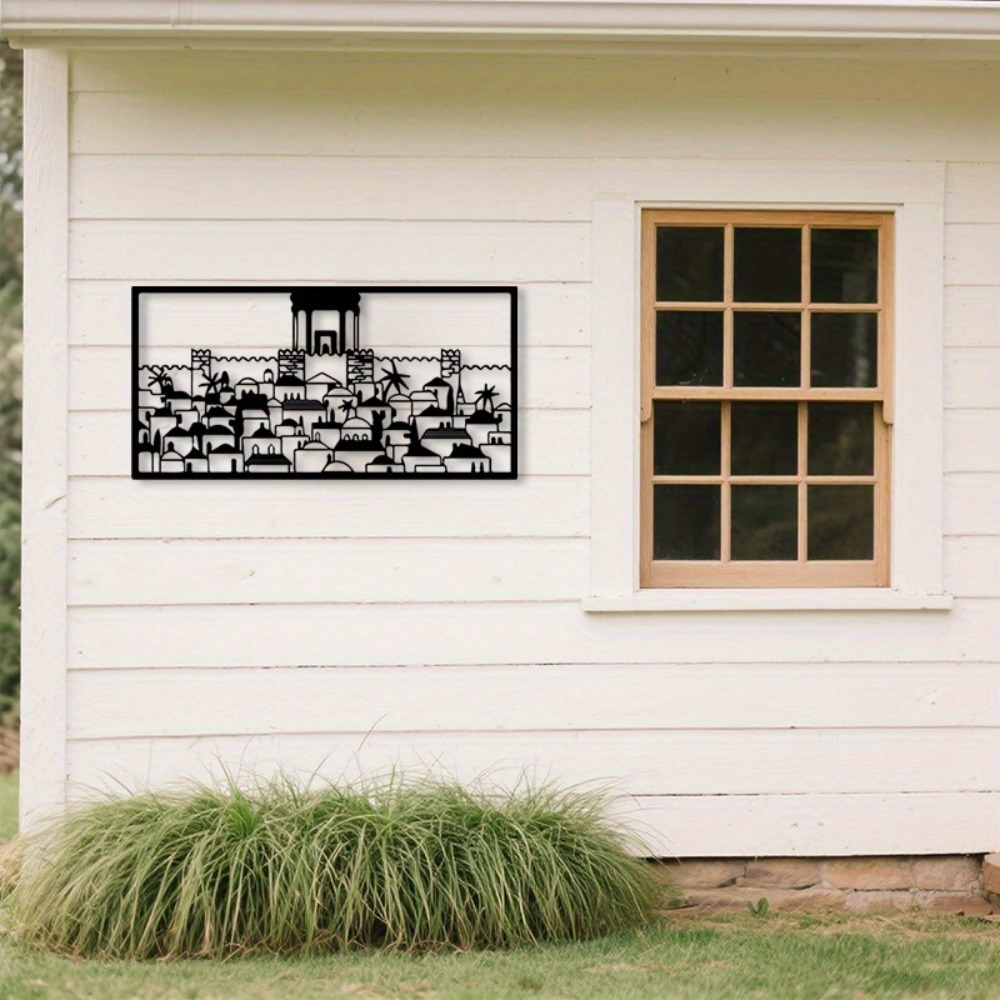 CIFBUY Metal Wall Art Jerusale - Home Decor In 评论和价格